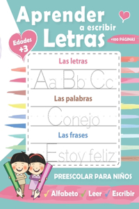 Aprender a escribir Letras