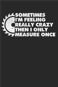 Sometimes I'm Feeling Really Crazy Then I Only Measure Once