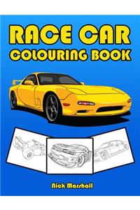 Race Car Colouring Book