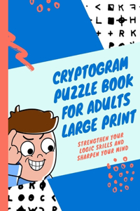 cryptogram puzzle book for adults large print