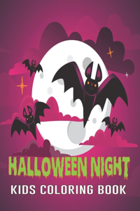 Halloween Night Kids Coloring Book