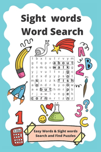 Sight Words Word Search