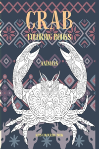 Coloring Books Animals - Kids Colouring Book - Crab