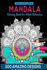 Mandala Coloring Book For Adult Relaxation