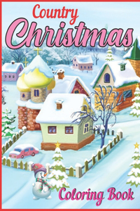 Country Christmas Coloring Book