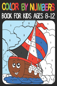 Color By Numbers book For Kids Ages 8-12