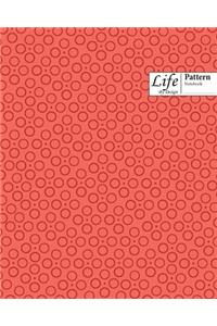 Ringed Dots Pattern Composition Notebook