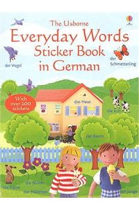 Everyday Words Sticker Book in German