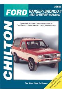 Ford Ranger, Bronco II 1983-90 Repair Manual