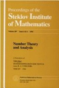 Number Theory And Analysis