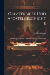 Galaterbrief Und Apostelgeschichte