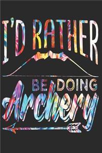 Bogenschießen Notizbuch