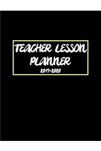 Teacher Lesson Planner 2019-2020