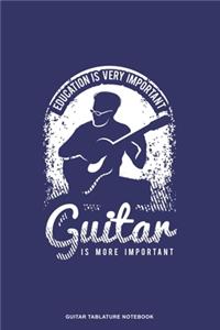 Guitar Tablature Notebook
