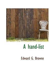 A Hand-List