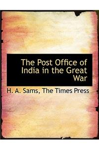 The Post Office of India in the Great War