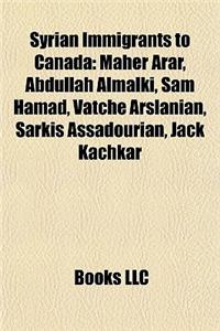 Syrian Immigrants to Canada