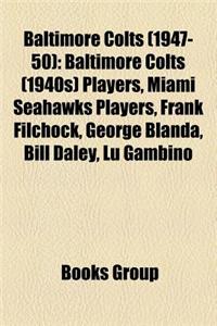 Baltimore Colts (1947-50)