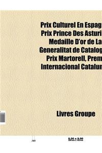 Prix Culturel En Espagne