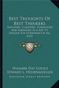 Best Thoughts of Best Thinkers