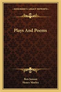 Plays And Poems