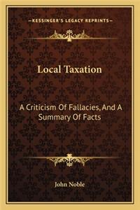 Local Taxation