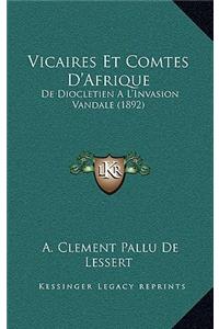 Vicaires Et Comtes D'Afrique