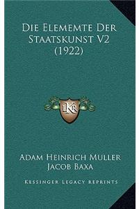 Elememte Der Staatskunst V2 (1922)