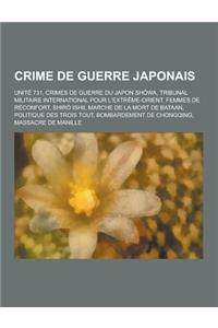 Crime de Guerre Japonais