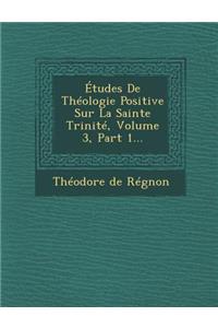 Études De Théologie Positive Sur La Sainte Trinité, Volume 3, Part 1...