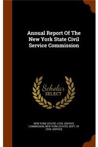 Annual Report of the New York State Civil Service Commission