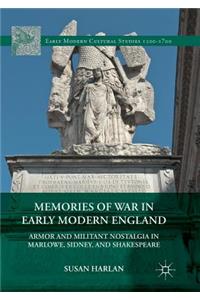Memories of War in Early Modern England