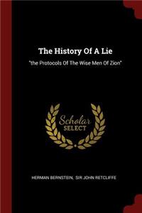 The History of a Lie