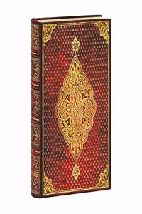 Paperblanks Golden Trefoil Hardcover Mini Unlined Elastic Band Closure 240 Pg 120 GSM