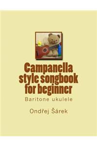 Campanella style songbook for beginner