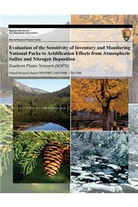 Evaluation of the Sensitivity of Inventory and Monitoring National Parks to Acidification Effects from Atmospheric Sulfur and Nitrogen Deposition