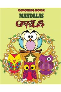 Mandalas Owls Coloring Book