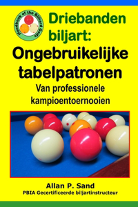 Driebanden biljart - Ongebruikelijke tabelpatronen