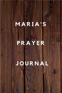 Maria's Prayer Journal