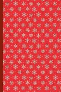 Winter and Snowflake - Blank Lined Notebook