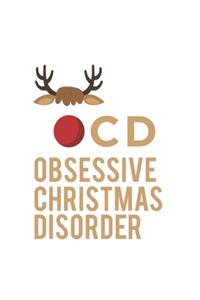 Buon Natale ossessivo ossessivo disordine di Natale alce