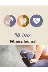 90 Days Fitness Journal