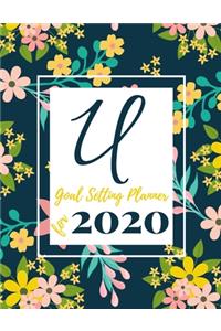 U Goal Setting Planner for 2020