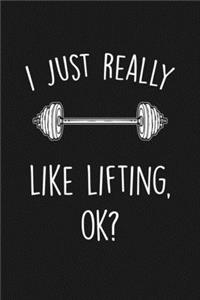 I Just Really Like Lifting Ok