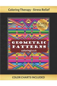 Geometric Patterns Coloring Book