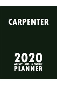 Carpenter 2020 Weekly and Monthly Planner
