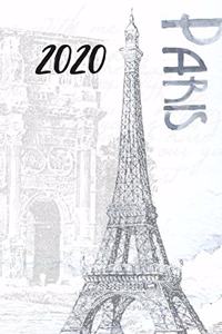 2020 Termin-Kalender DIN A5 Paris