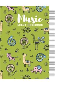 Music Sheet Notebook