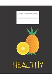 healthy Composition Notebook