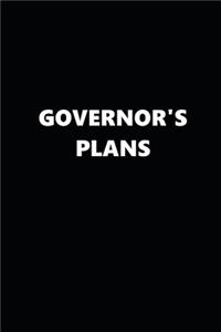 2020 Weekly Planner Political Theme Governor's Plans Black White 134 Pages